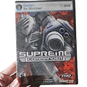 HQ Supreme Commander PC DVD Game - Black and Red